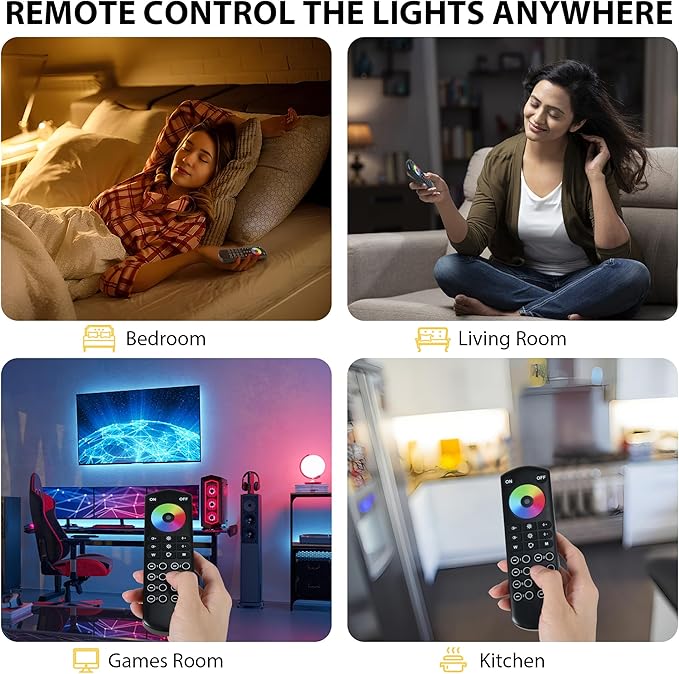 XXK RC05RFB RF Remoter, 8-Zone 2.4G Handheld RF Remote Control Compatible - Image 4
