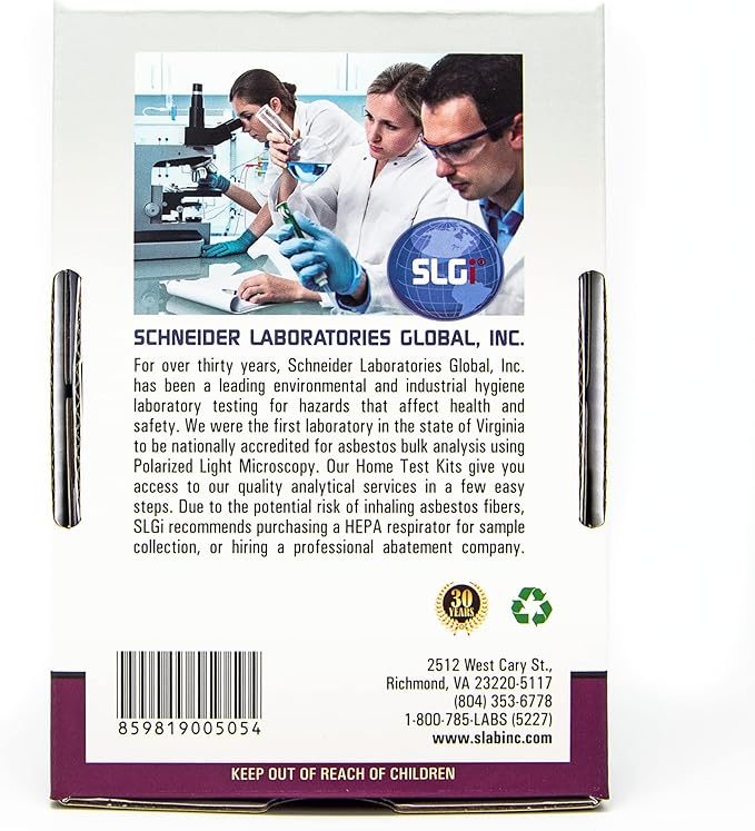 Asbestos Test Kit 1 PK Schneider Labs - Image 6