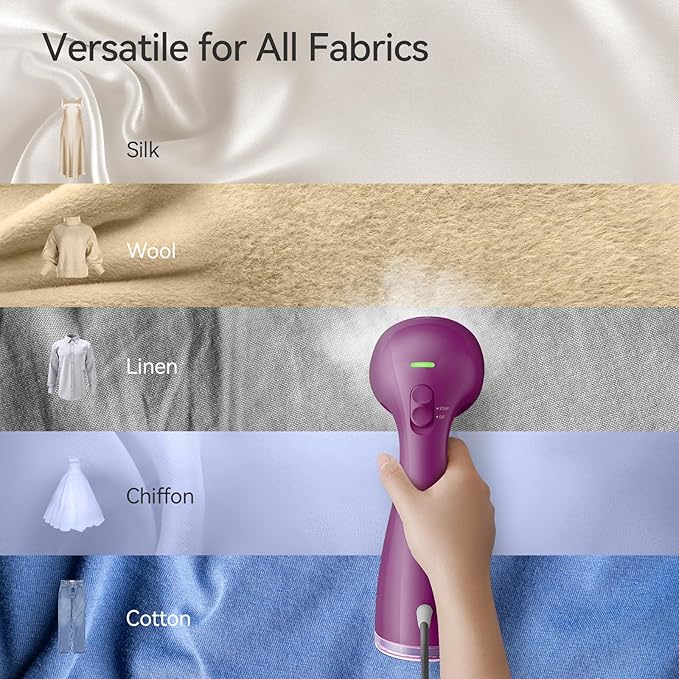 HiLIFE Steamer for Clothes, Portable Handheld Clothing Steamer - Image 5