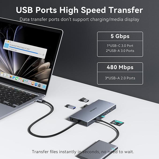 USB C Laptop Docking Station - Image 7