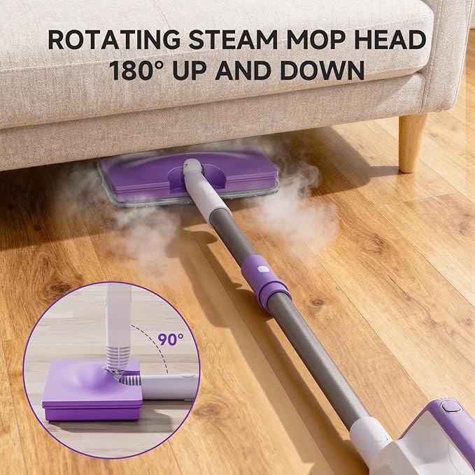 AAOBOSI Steam Mop, 1300W Powerful Detachable Handheld Steamer - Image 3