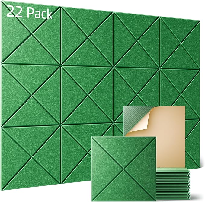 Sonicism 22 Pack X-Lined Acoustic Panels by Sonicism