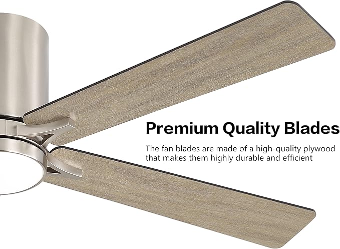 WINGBO 48" DC Flush Mount Ceiling Fan - Image 7
