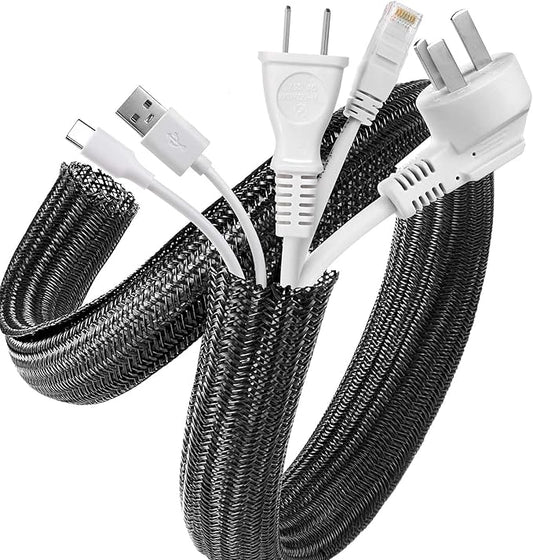 AGPTEK Cable Sleeve Cover, 20ft by AGPTEK