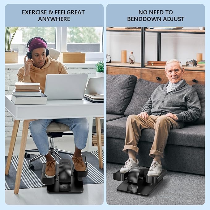 Under Desk Elliptical Machine for Senior Mini Elliptical Leg Exerciser - Image 6