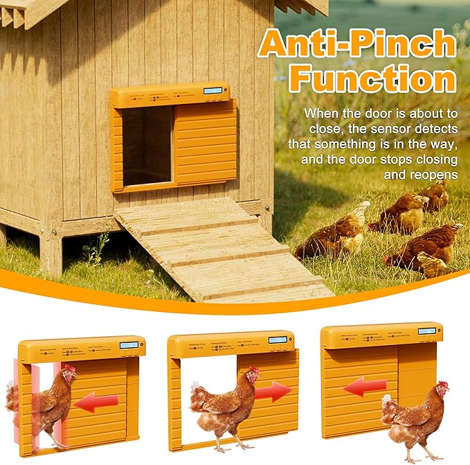 Automatic Chicken Coop Door Battery Powered, Chicken Door - Image 3