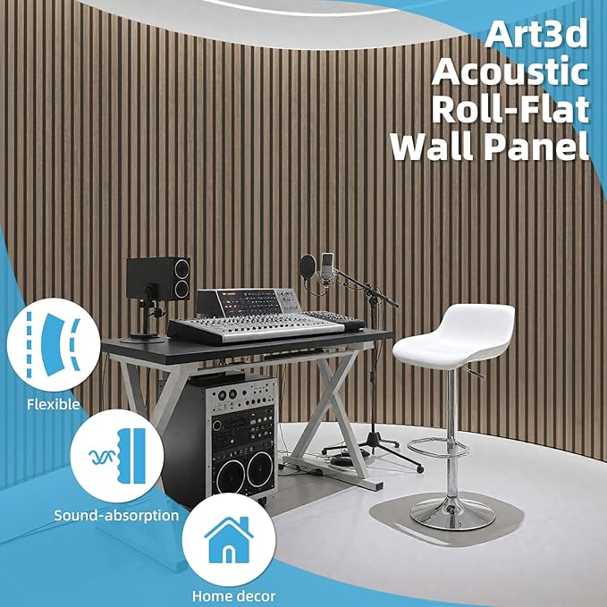 Art3d 2-Pack Acoustic Wood Slat Wall Panel - Image 5