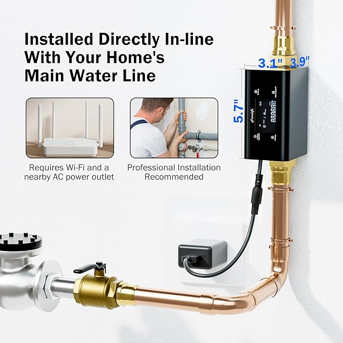 Frizzlife LP365-P Smart Water Monitor and Automatic Shutoff - Image 6