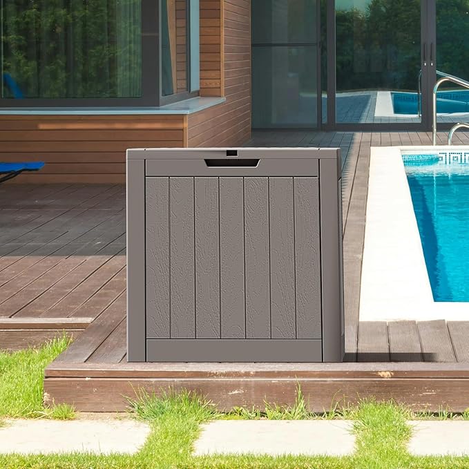 NUNU LAB 31 Gallon Outdoor Storage Box Waterproof, Outside Package Delivery - Image 9
