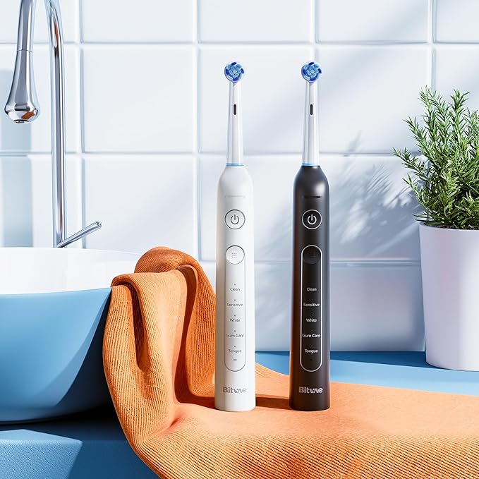 Bitvae Rotating Electric Toothbrush 2 Packs - Image 4