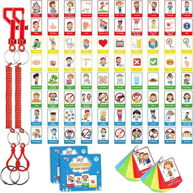 90PCS Autism My Behaviour Communication Cards by ZOIIWA