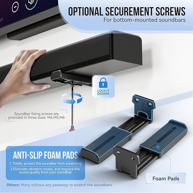 Agandax Soundbar Wall Mount Bracket - Image 3