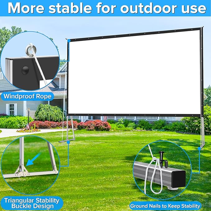 JWSIT 200 inch Projector Screen - Image 4