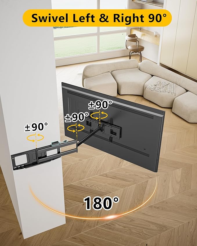 48'' Extension Extra Long Arm TV Wall Mount - Image 5