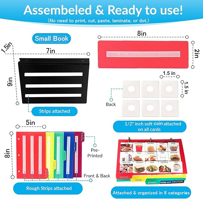 Visual Communication Book, 162 ASD Photo Picture Cards: Autism Language - Image 5