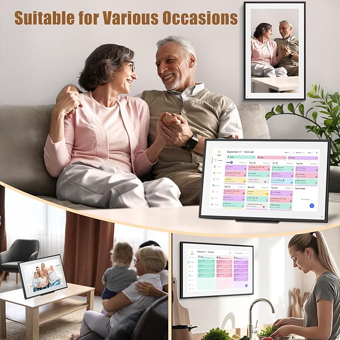 15.6 inch Wall Planner Digital Calendar Electronic Calendar Chore Chart - Image 7