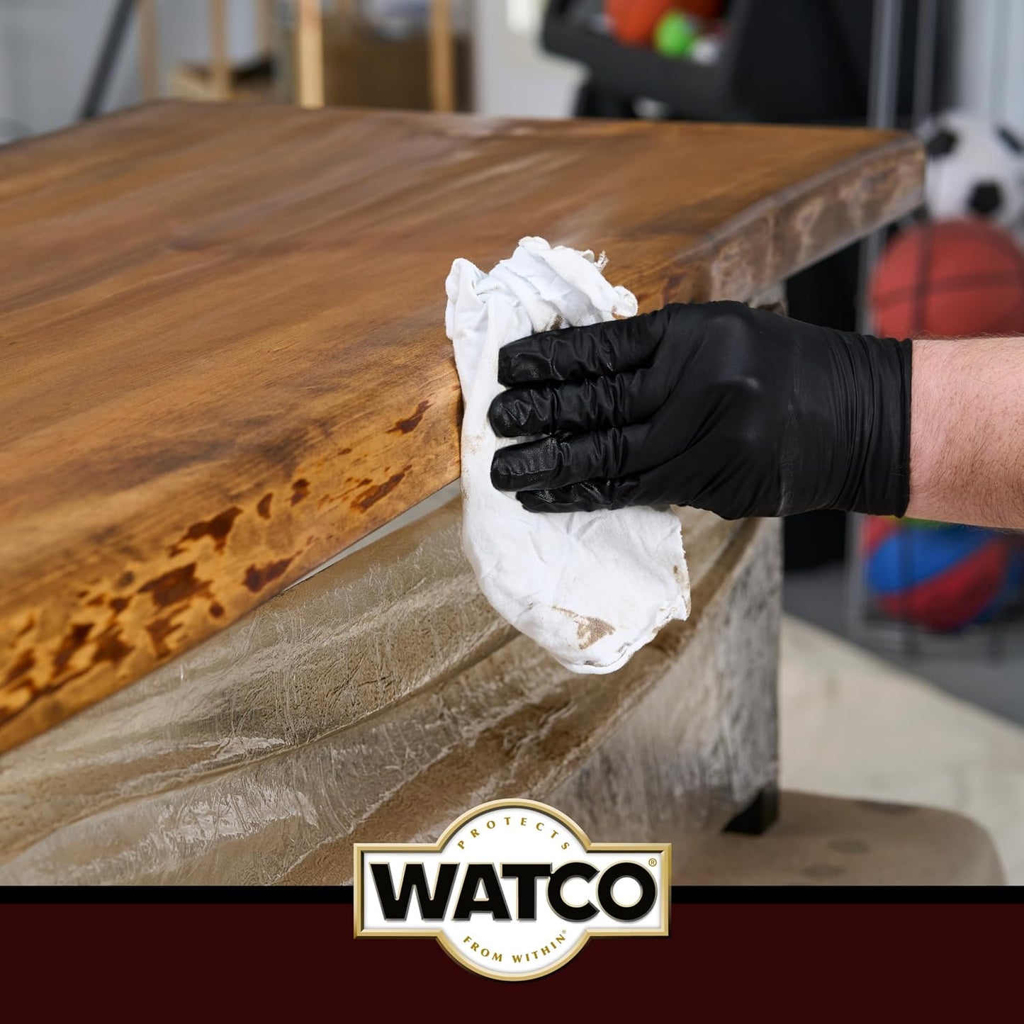Watco 242220 Danish Oil Wood Finish, Quart, Dark Walnut