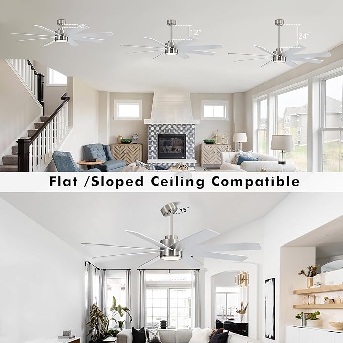 WINGBO 60" Large DC Ceiling Fans - Image 6