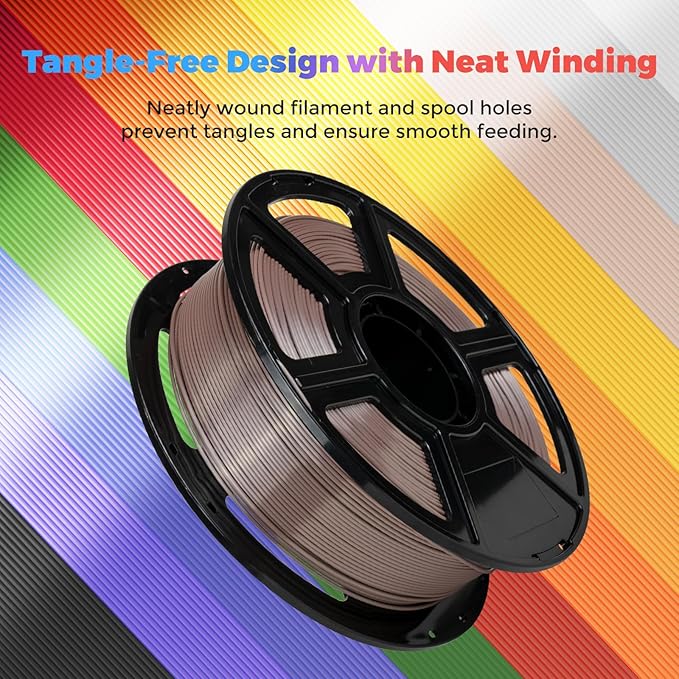 Flashforge 3D Printer Filament Silk PLA 1.75mm 1kg Spool-Dimensional Accuracy - Image 6