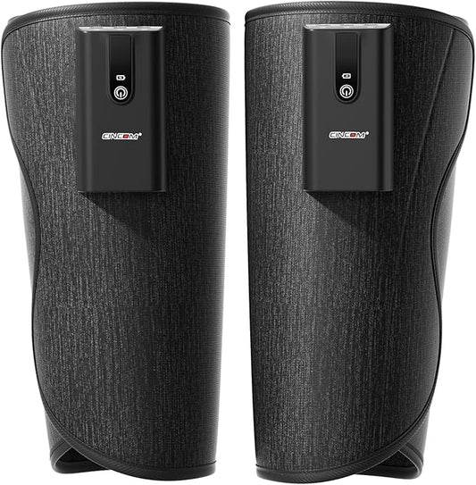 CINCOM Leg Massager with Heat and Air Compression, Cordless Calf Massager by CINCOM