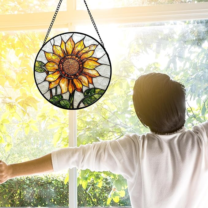 DASTOLL Stained Glass Window Hanging - Image 3