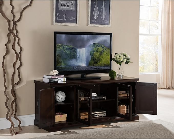 Leick Home 81360 Iverson Three Door TV Stand - Image 2