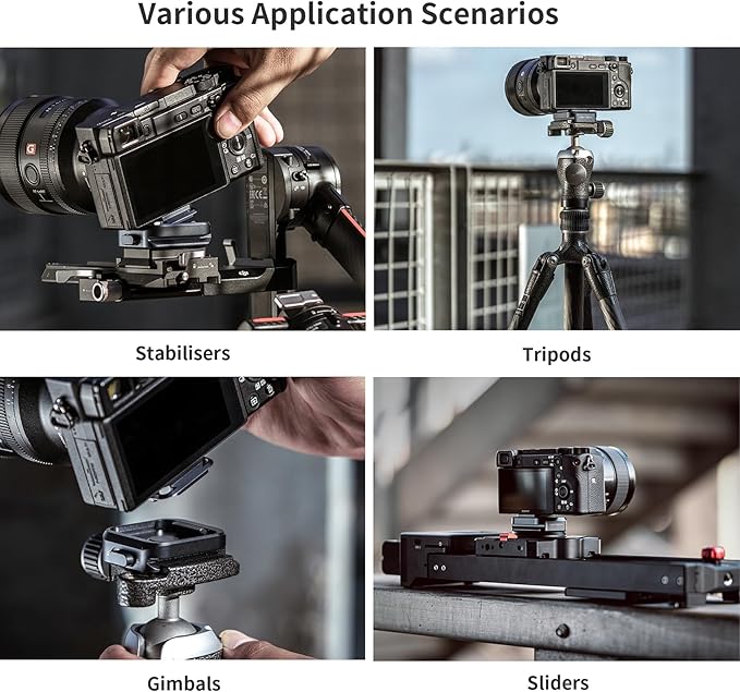 PGYTECH Quick Release Plate +Adapter w/Arca Swiss Clamp Camera Mount - Image 5