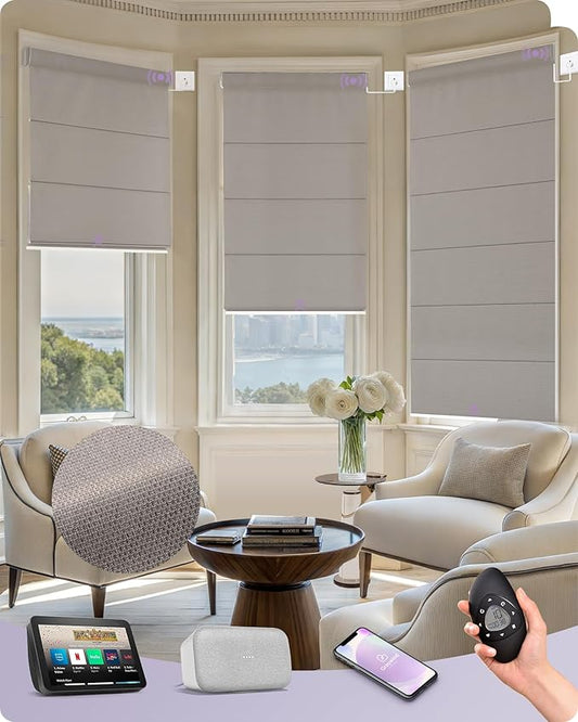 Graywind Smart Roman Shades Compatible by Graywindbeyondshading