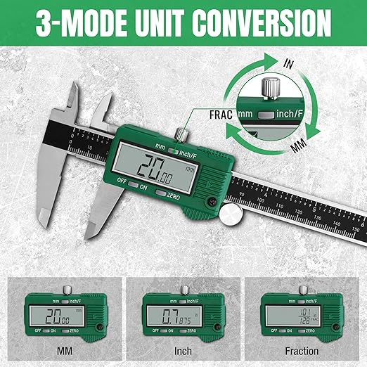 SK 6-Inch Digital Calipers, Vernier Caliper - Image 4