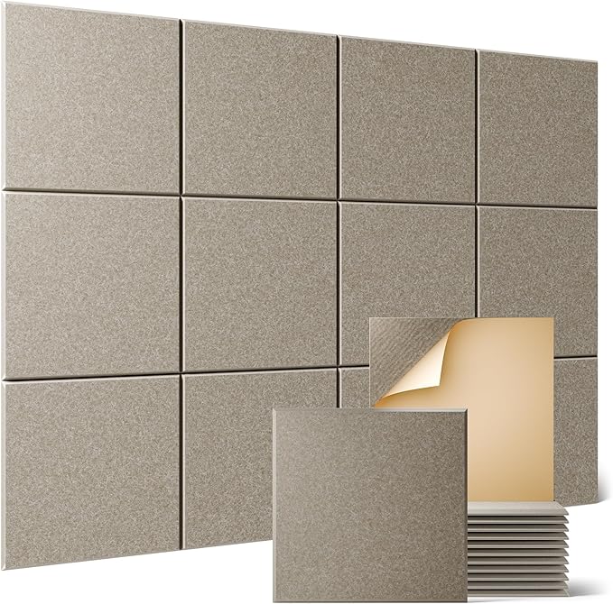 Sonicism 12 Pack Acoustic Wall Panels by Sonicism