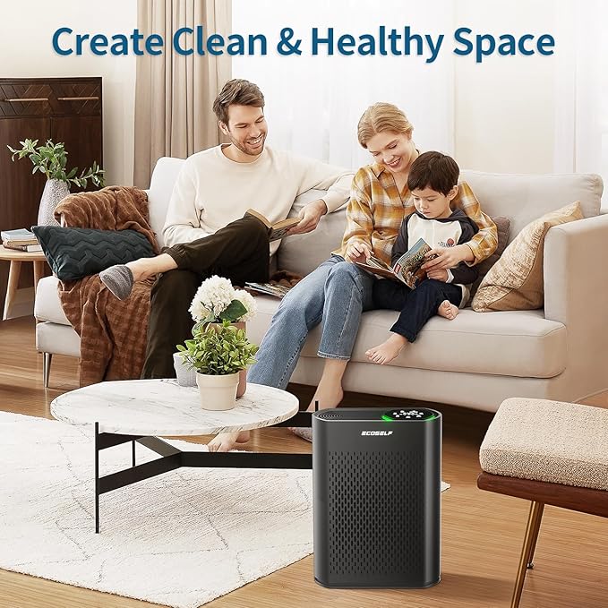 Powerful Air Purifiers for Home Large Room Up to 2400 Ft², ECOSELF HEPA Air - Image 8