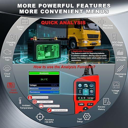 Acclope BT90 PRO 2-360Ah Battery Tester - Image 6