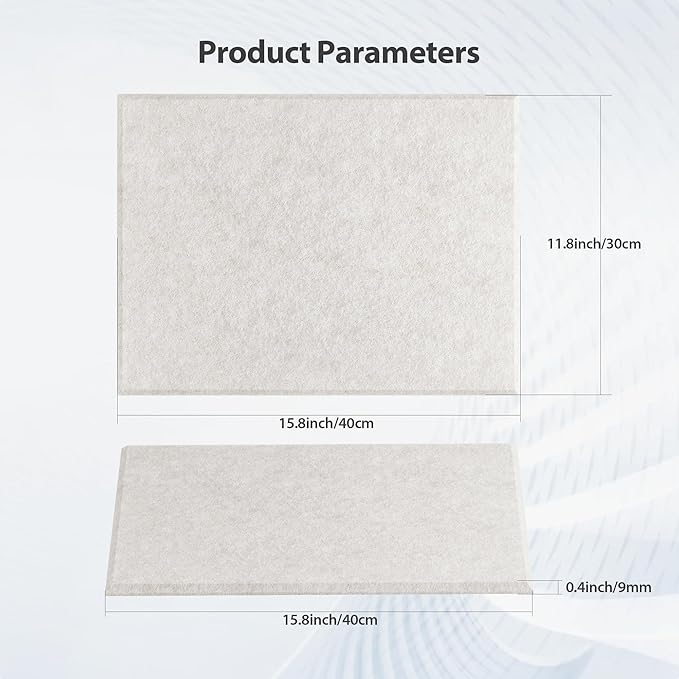 Amantech 12 Pack Acoustic Panels Self Adhesive Sound Proof Foam, High Density - Image 6