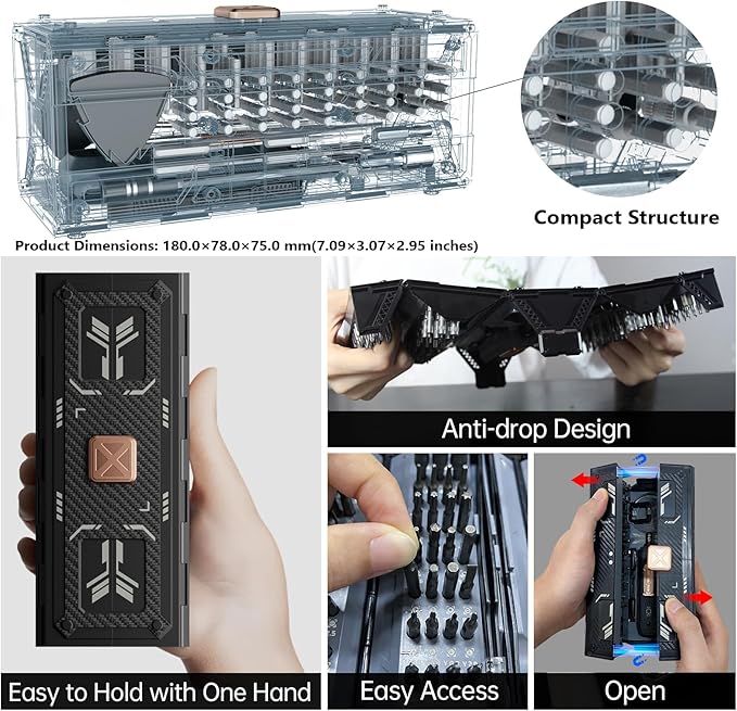Precision Ratchet Screwdriver Set - Image 3