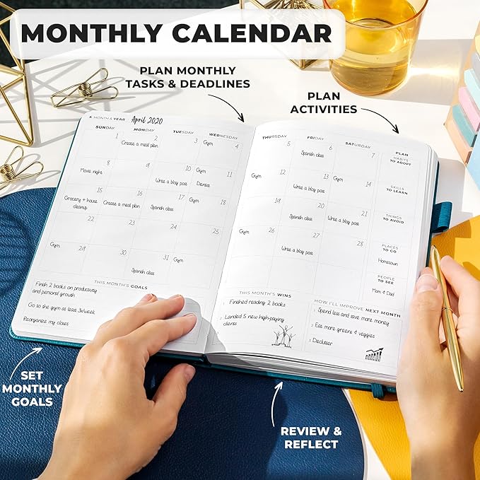 Clever Fox Planner Premium Edition – Undated Luxurious Weekly & Monthly Planner - Image 4