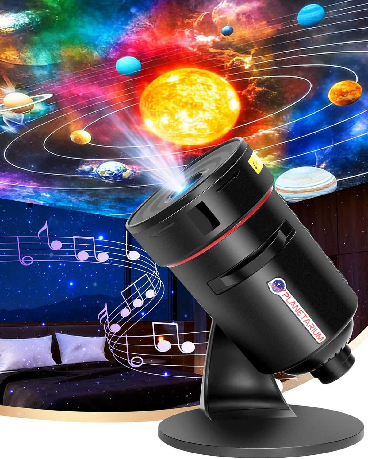 Galaxy Projector for Bedroom, Home Planetarium Astral Light Projector