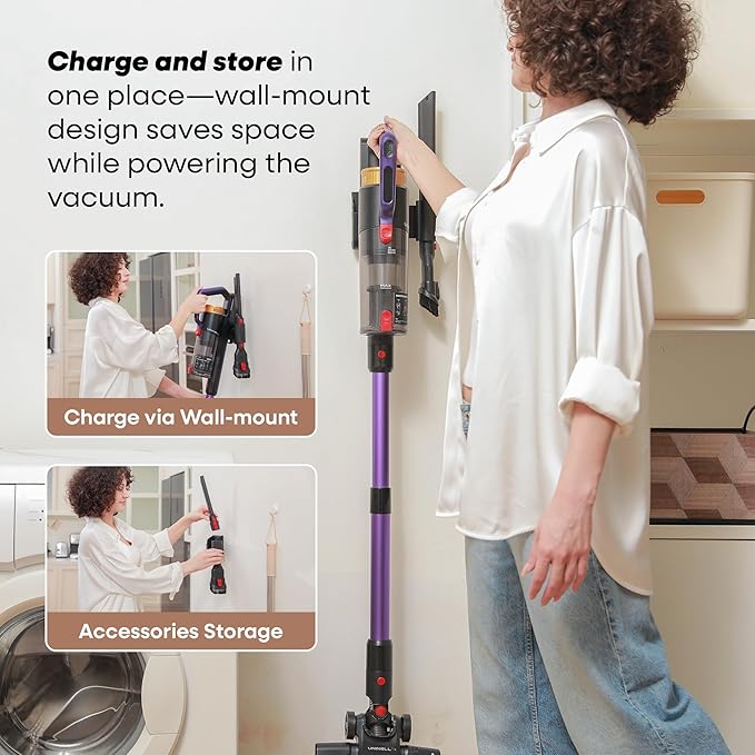 UNINELL HOME UV2 Cordless Vacuum Cleaner, 48000Pa/550W Vacuum Cleaners - Image 8