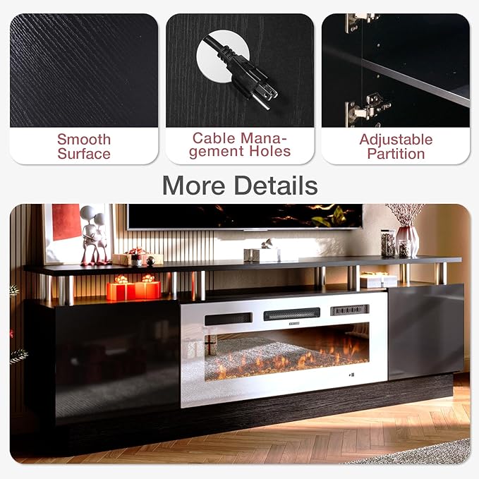 oneinmil Fireplace TV Stand - Image 7