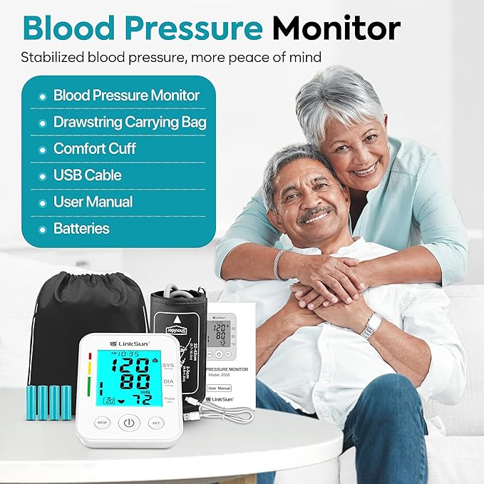 LinkSun Blood Pressure Monitor for Home Use - Image 7