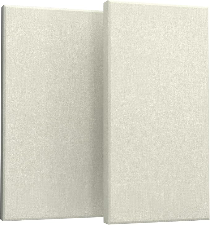 UMIACOUSTICS 2 PCS Acoustic Panel, 47.2" x 23.6" x 2" Fiberglass Sound Proof by UMIACOUSTIC