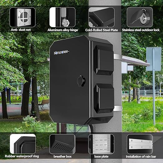 Outdoor Electrical Box, Cold-Rolled Steel Plate, Aluminum Alloy Back Beam - Image 5