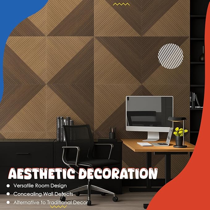 EVENRISING Acoustic Panels 6 Pack, Soundproof Wall Panels 23.6 x 23.6 Inches - Image 5