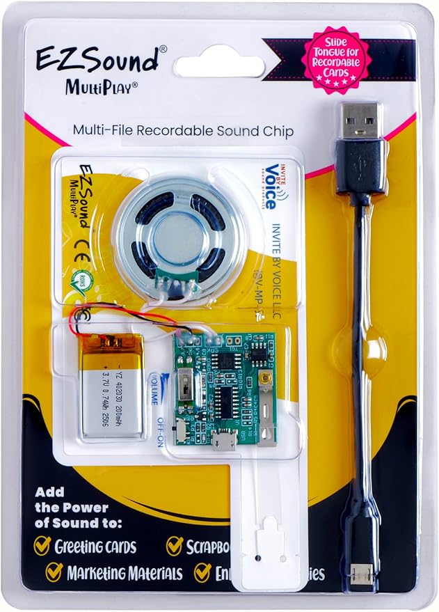 MultiPlay Re-recordable Sound Chip by EZSound