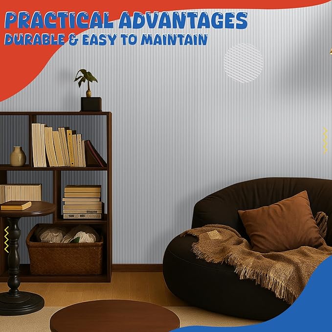 5 Pack Acoustic Panels, 47.2x23.6x0.4 inch Acoustic Wall Panels, Large - Image 7