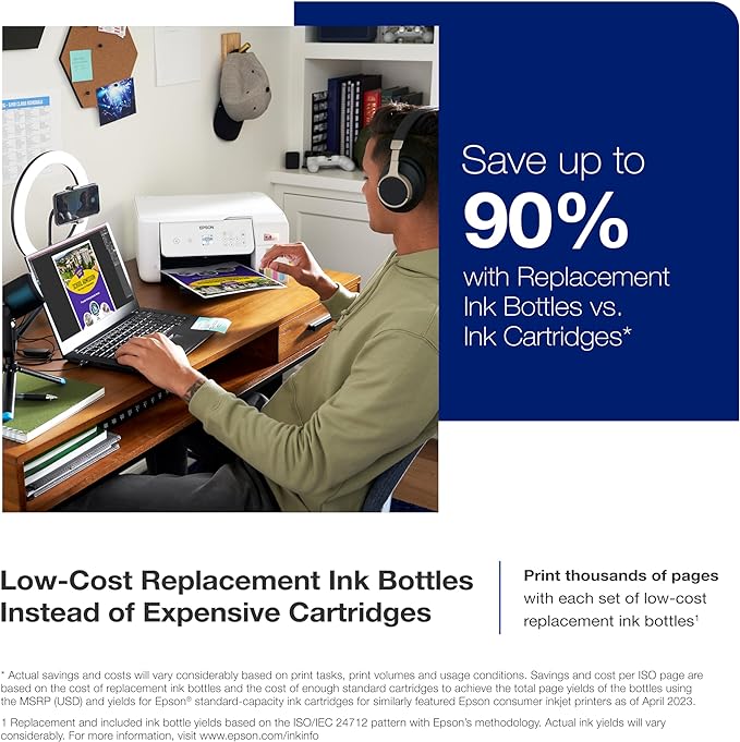 Epson EcoTank ET-2800 Wireless Color All-in-One Cartridge-Free Supertank Printer - Image 2