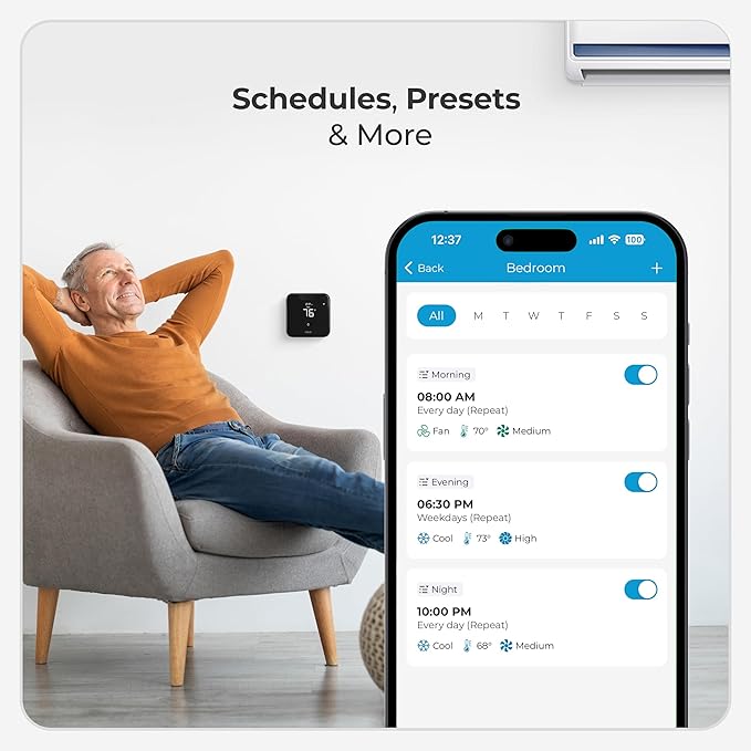 Breez Max | ENERGY STAR CERTIFIED Smart AC Controller | WiFi Thermostat - Image 6