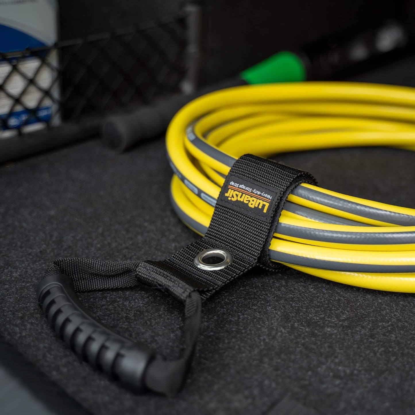 3 Pack 17"Extension Cord Organizer with Grommet Fit Cables | Portable Hook and Loop Storage Straps Fit Extension Cords, Ropes, Garden Water Hoses Carrying and Hanging
