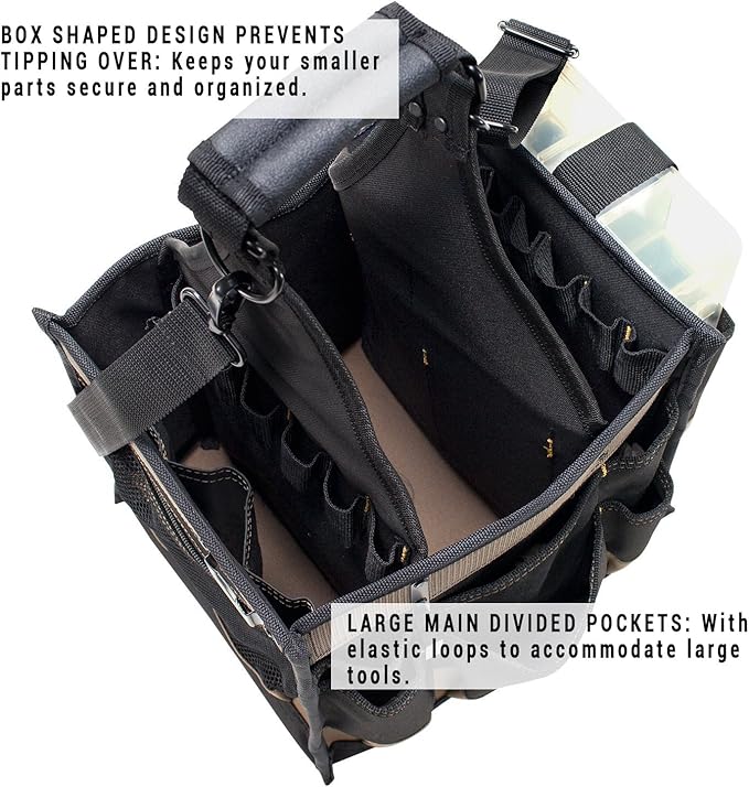 CLC Custom LeatherCraft 1528 Large Electrical and Maintenance Tool Carrier - Image 3