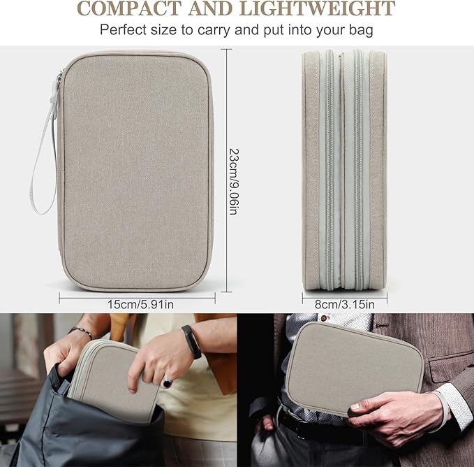 FYY Electronic Organizer, Large Travel Cable Organizer Bag Pouch Electronic - Image 2