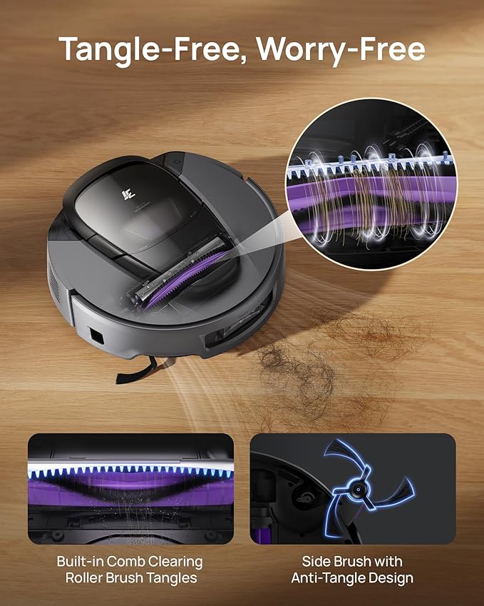 3i G10+ Robot Vacuum and Mop Combo, 000 Pa Suction, 60-Day Hands-Free Cleaning - Image 5